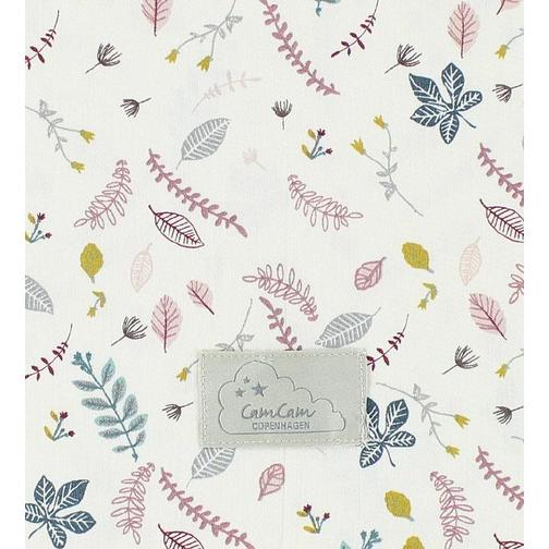 Cam Cam Copenhagen Nursing Pillow Cover Gots Pressed Leaves Rose