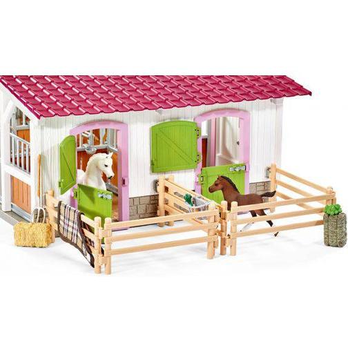 Schleich Ridcenter Med Ryttare Och Hästar 42344