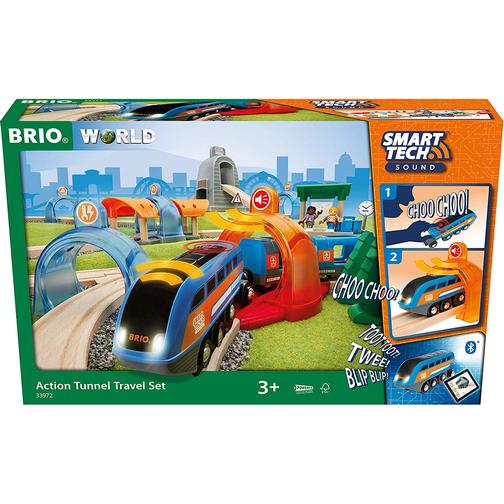 BRIO Smart Tech Sound Action Tunnel Travel Set 33972