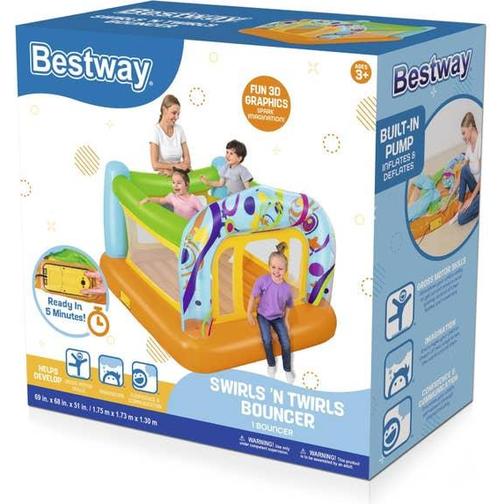 Bestway Swirls 'N Twirls Bouncer with Built n Pump