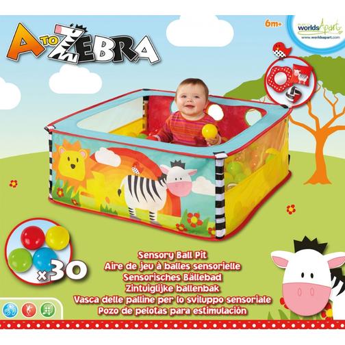 Worlds Apart A to Zebra Sensory Bollhav - 30 bollar