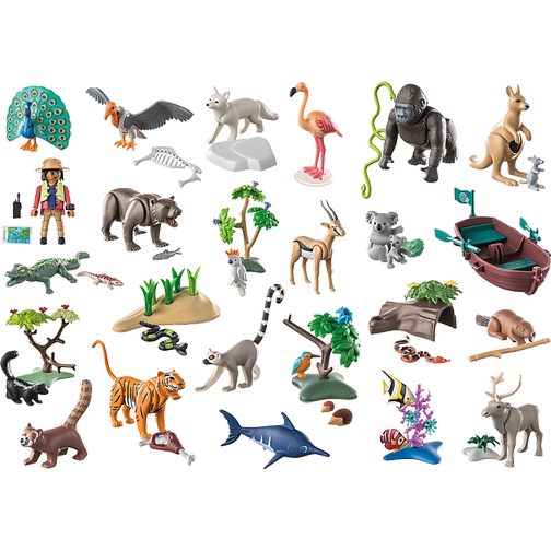 Playmobil Wiltopia DIY Advent Calendar: Animal Trip around the World 71006