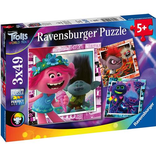 Ravensburger Trolls World Tour 3x49 Bitar