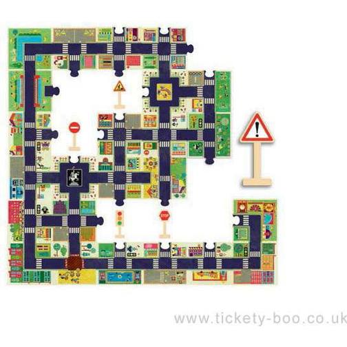 Djeco Roadway Puzzle 24 Bitar