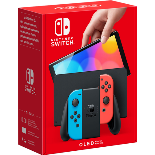 Nintendo Switch OLED Model - Neon Red/Neon Blue
