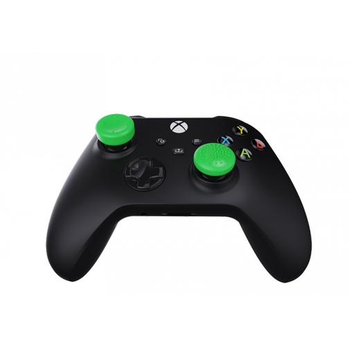 Piranha Xbox Series X Silicone Thumb Grips - Green/Black