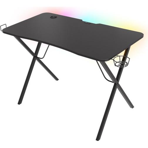 Genesis Holm 200 RGB Gaming Desk - Black