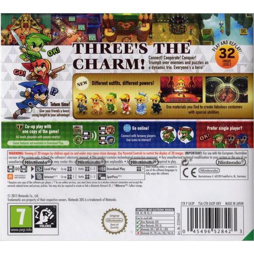 The Legend of Zelda: Tri Force Heroes (3DS)