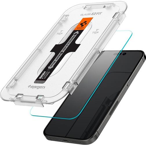 Spigen EZ Fit Glas.tR Screen Protector for iPhone 14 Pro 2-Pack
