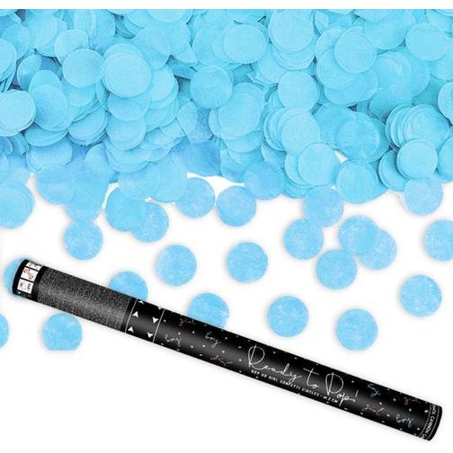 PartyDeco Confetti Canons Gender Reveal Blue