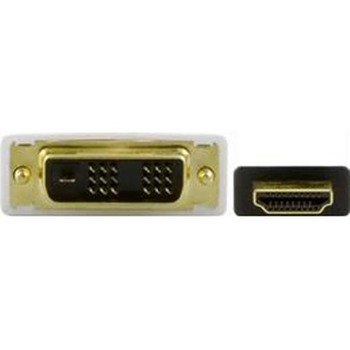 Deltaco HDMI - DVI-D Single Link 1m