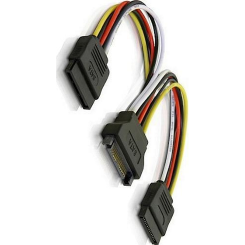Deltaco SATA-2SATA M-F 0.1m