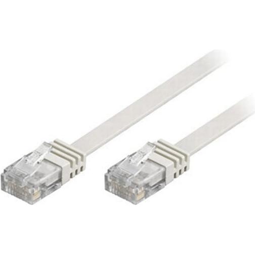 Deltaco Flat U/UTP Cat6 RJ45 15m