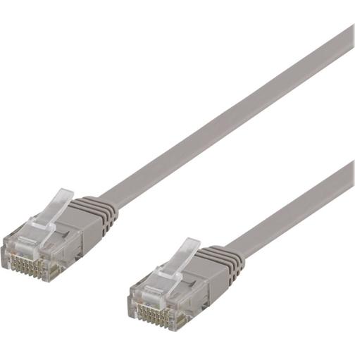 Deltaco Flat U/UTP Cat6 RJ45 - RJ45 0.3m
