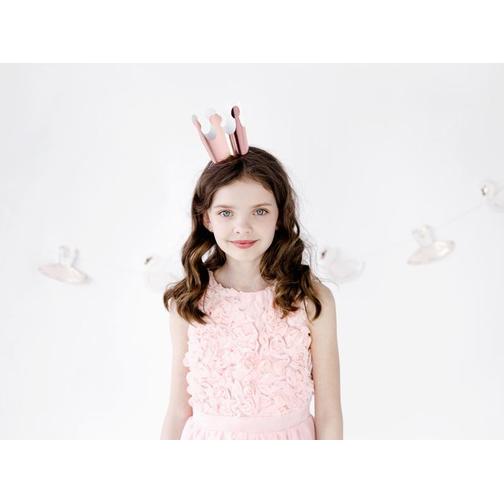 PartyDeco Party krona, roseguld 6cm