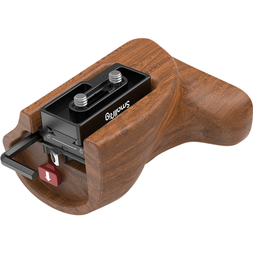 Smallrig 2457 Wooden Grip + Quick Release