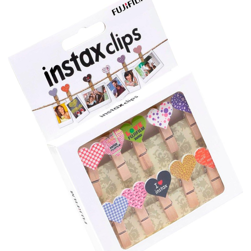 Fujifilm Instax Heart Design Clips 10 pack