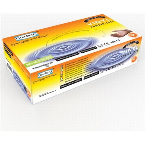 GranberG Vinyl Disposable Gloves 100-pack