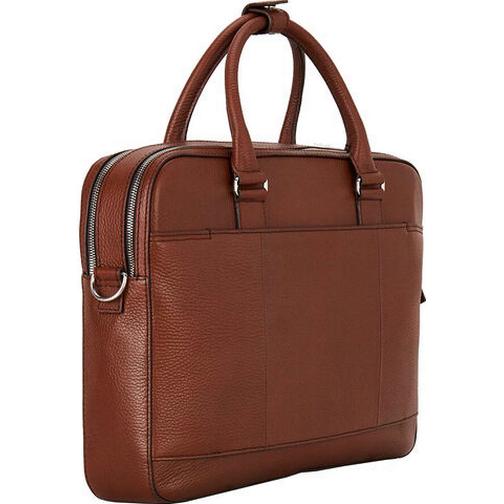 Tiger of Sweden Burin Briefcase - Cognac