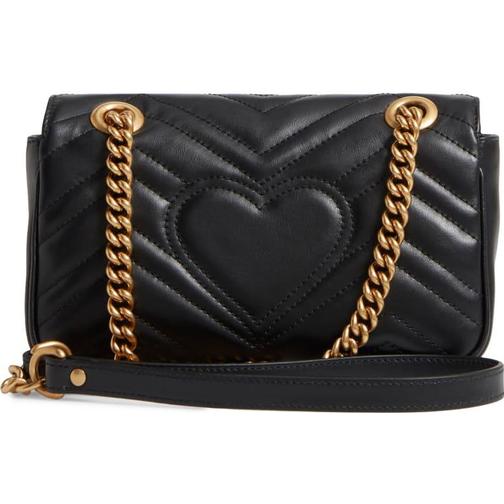 Gucci GG Marmont Matelassé Mini Bag - Black Leather