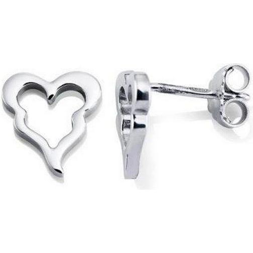 Efva Attling Crazy Heart Earrings - Silver