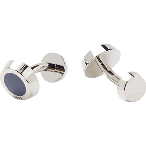 HUGO BOSS Simony Cufflinks - Silver/Blue