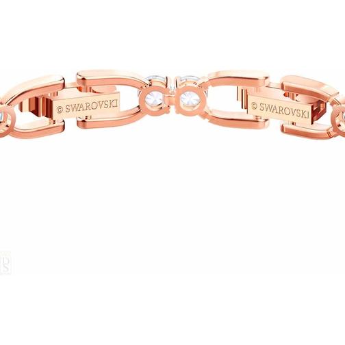 Swarovski Tennis Deluxe Bracelet - Rose Gold/White