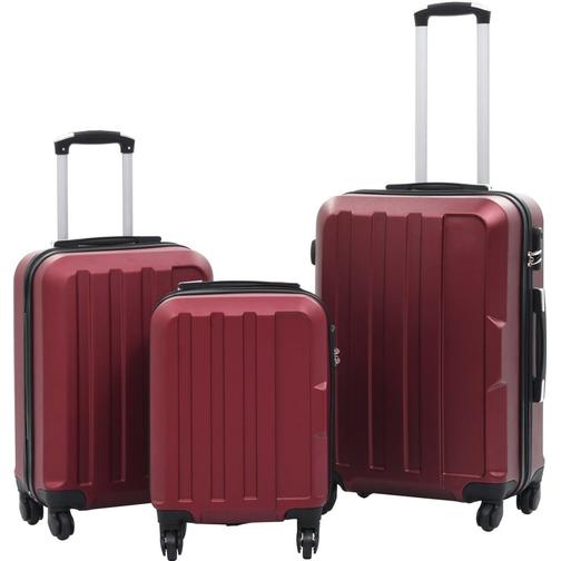 vidaXL Hard Suitcase - 3 delar