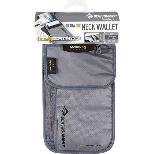 Sea to Summit Travelling Light Neck Wallet - Grey