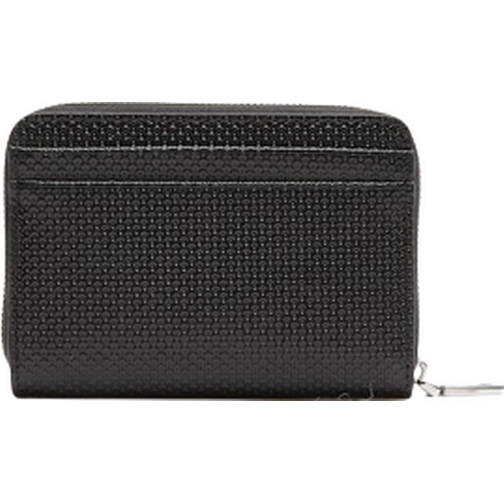 Lacoste Chantaco Zippered Fine Small Coin Pouch - Black