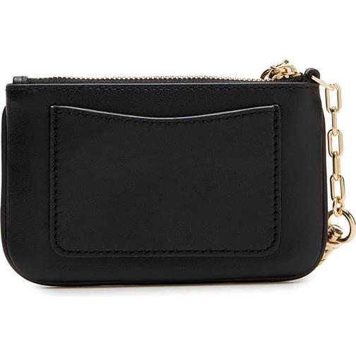 Michael Kors Parker Small Leather Zip Card Case - Black