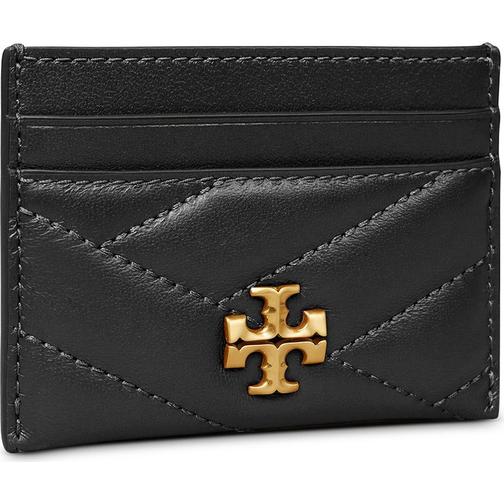 Tory Burch Kira Chevron Card Case - Black