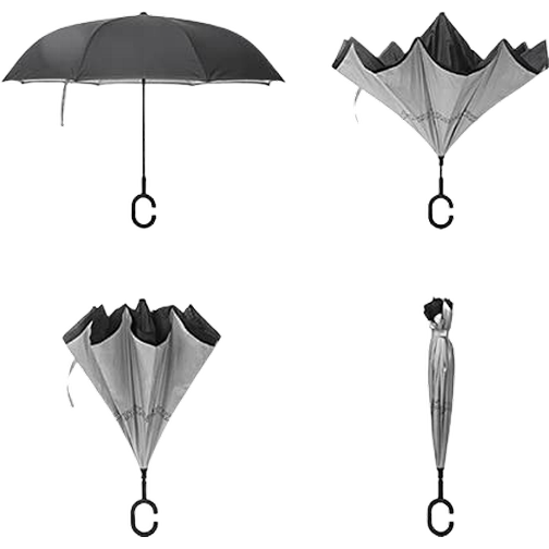 InnovaGoods Reverse Folding Umbrella