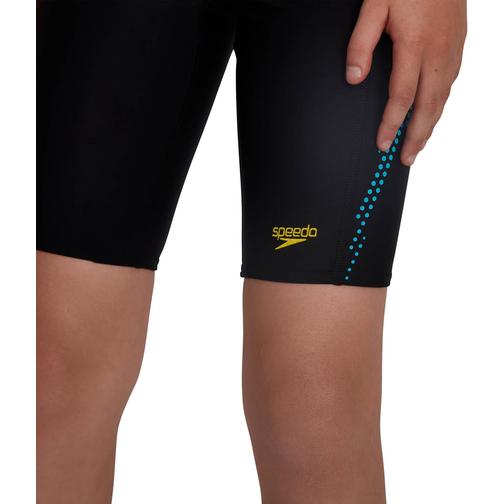 Speedo Boy's Plastisol Placement Jammer - Black (80809530-G015)