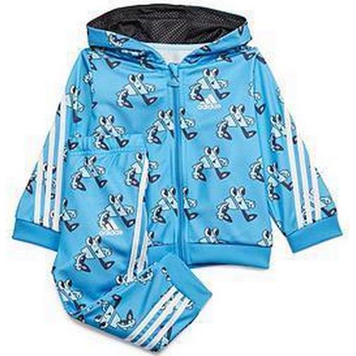 adidas Future Icons Shiny Allover Print Jogger Set
