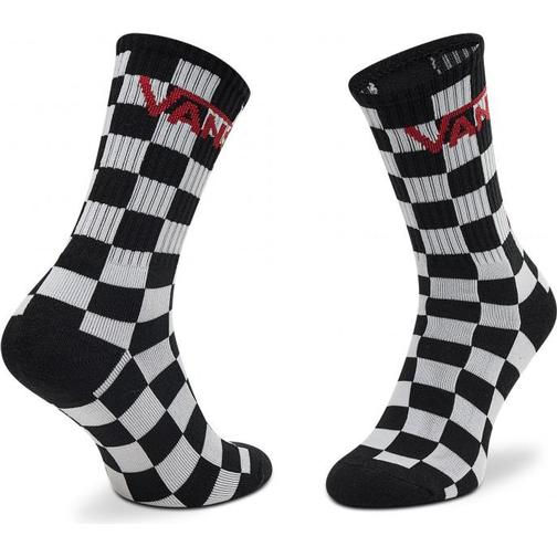 Vans Kid's Classic Crew 3-pack - Black Checkerboard (VN000XNQBKC1)