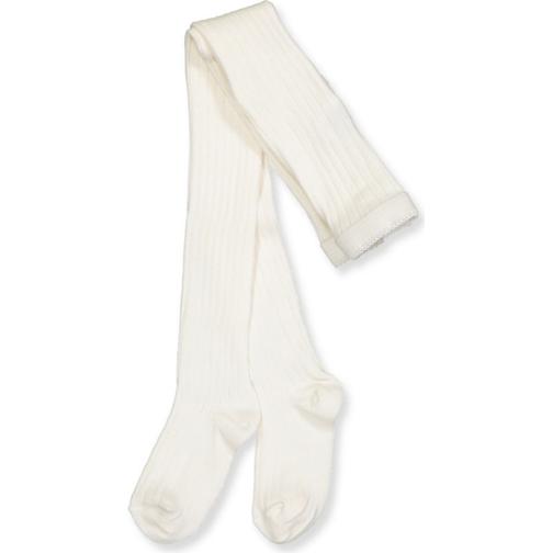 mp Denmark Cotton Rib Tights - Snow White (130-432)