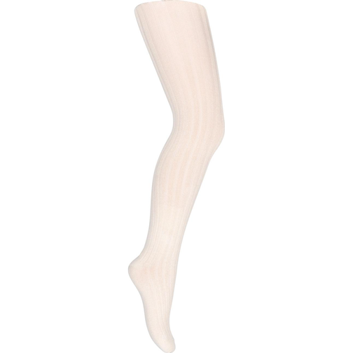 mp Denmark Cotton Rib Tights - Ecru (130-4109)