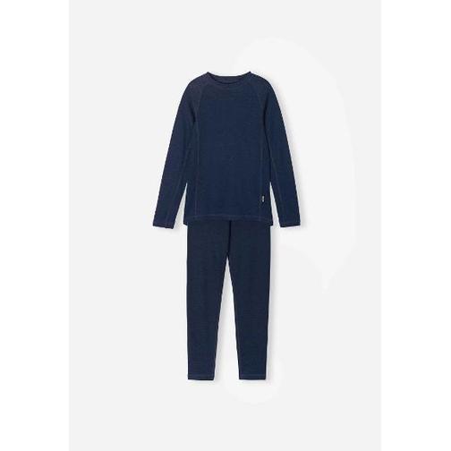 Reima Kid's Taitoa Thermo Underwear Set - Navy (536518-6980)
