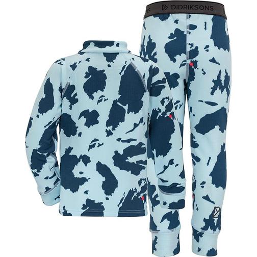 Didriksons Jadis Printed Kid's Set - Print Island Ai Blue (504451-490)