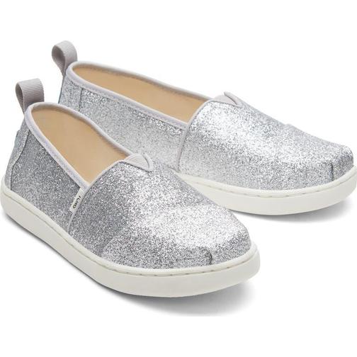 Toms Youth Alpargata Woven - Silver