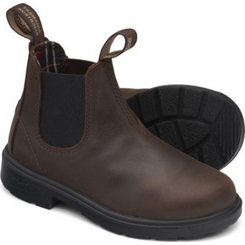 Blundstone Kid's Chelsea Boots - Antique Brown