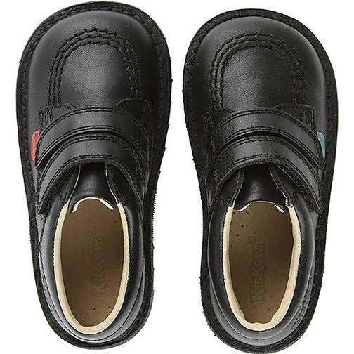 Kickers Juniors Kick Lo Velcro - Black