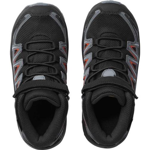 Salomon XA Pro 3D Mid CSWP K - Black/Stormy Weather/Cherry Tomato