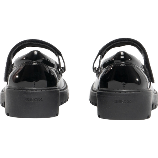 Geox Girl's Casey Mary Jane - Black Patent