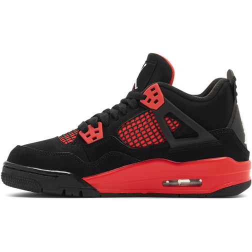 Nike Air Jordan 4 Retro Thunder GS - Black/Multi-Color/Multi-Color/Crimson