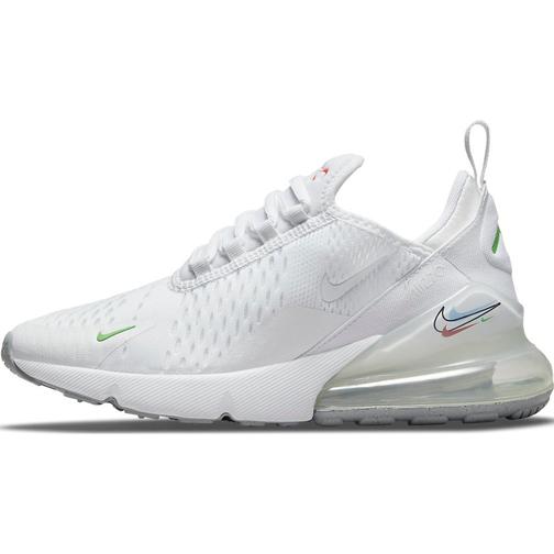 Nike Air Max 270 GS - White/Aluminum/Black/Light Green Spark