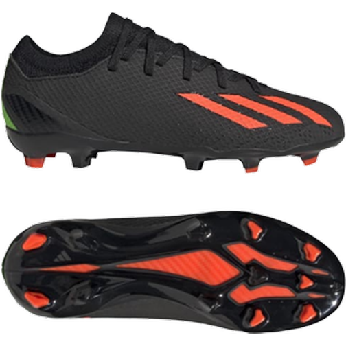 adidas Junior X Speedportal.3 FG - Core Black/Solar Red Solar Green