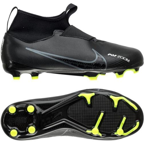 Nike Jr. Zoom Mercurial Superfly 9 Academy FG/MG - Black/Summit White/Volt/Dark Smoke Grey