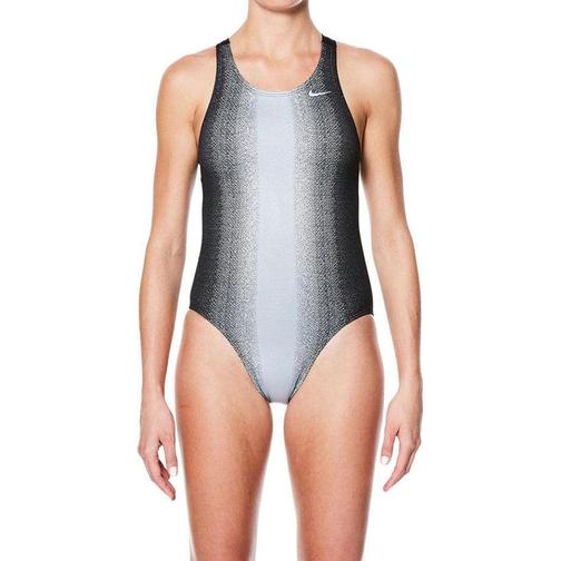Nike Fade Sting Fastback One Piece Swimsuit - Black